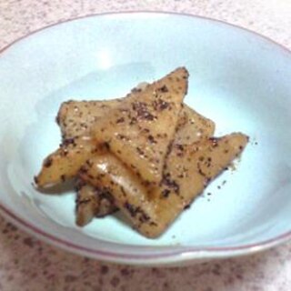 ゴマたっぷり☆こんにゃくの甘辛煮